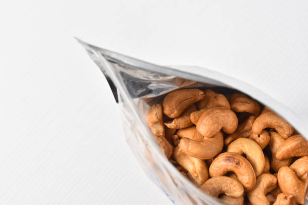 istock Cashew nut isolated on white background 1301899919