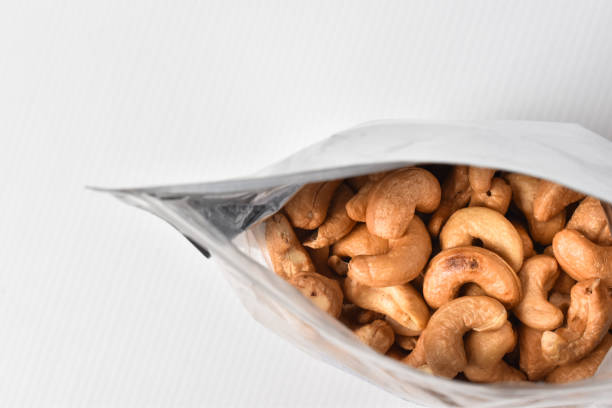 istock Cashew nut isolated on white background 1301900026