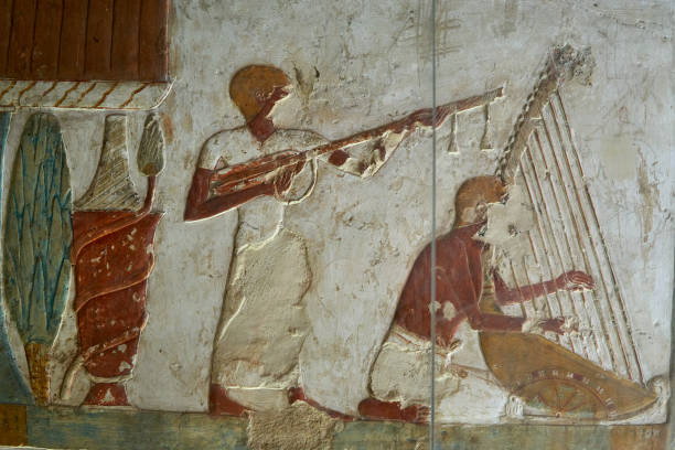 istock A Wall Paintng from an Ancient Egyptian Tomb 1301909317
