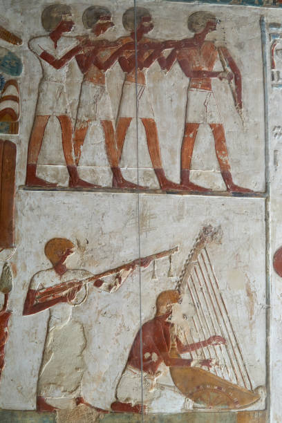 A Wall Paintng from an Ancient Egyptian Tomb