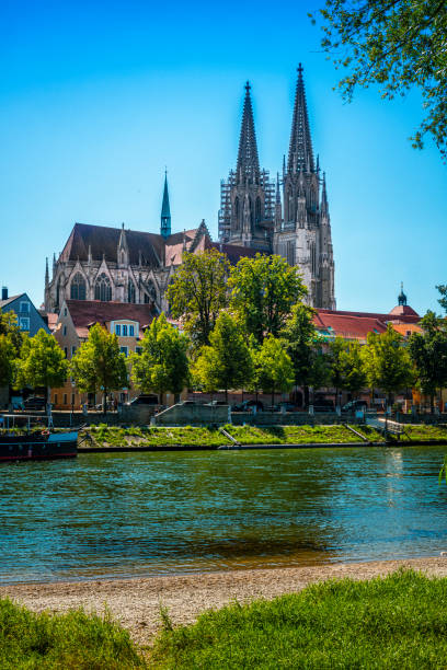 istock view to cathedral from Regensburg and Danube River 1301909662
