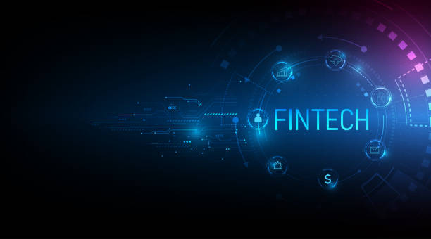istock Fintech -financial technology concept.Business investment banking payment.vector illustration. 1301914903