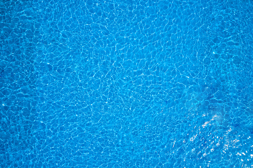 Abstract blue water surface background texture