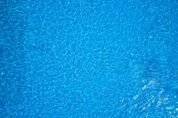 Abstract blue water surface background texture