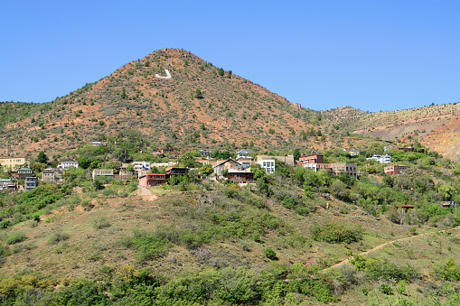 Jerome, Arizona, on the slope of Cleopatra Hill, is a historic copper mining town and tourist destination in the Black Hills of Yavapai County.