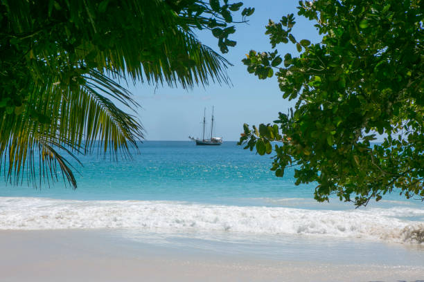 istock One of the Beaches on Seychelles 1301929287
