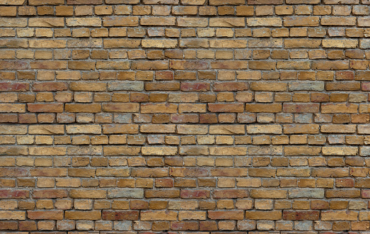 red brick wall for background