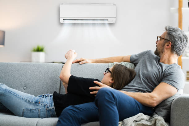 istock Happy Family Using Air Condition 1301956665