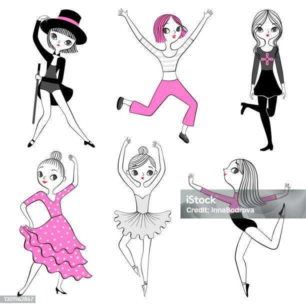 Dance Studio Stock Illustration - Download Image Now - Tap Dancing, Child,  Ballet - iStock