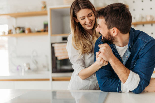 istock Couple at home 1301963028