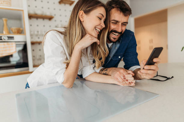 istock Couple at home 1301963887