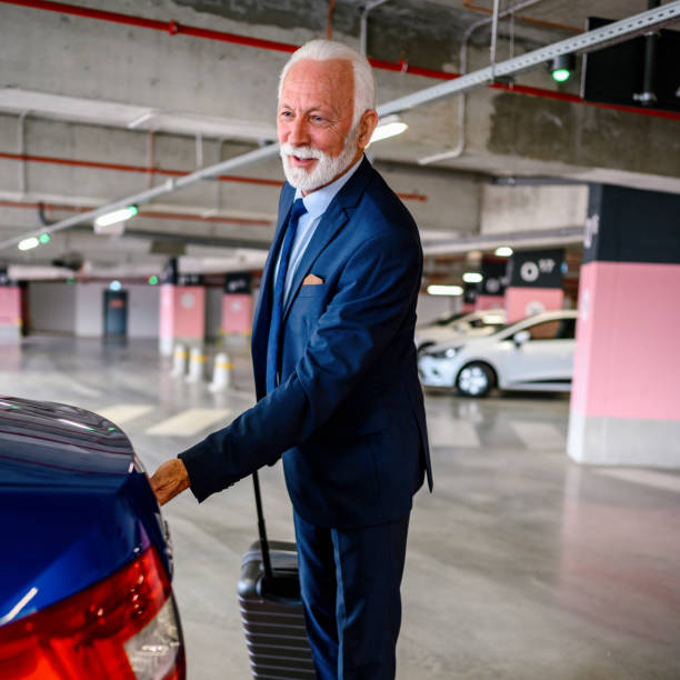 istock Senior businessman ready for a trip. 1301967348