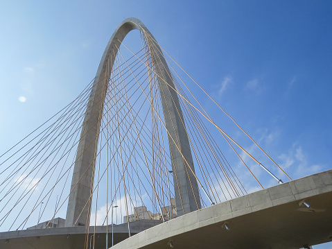 new cable-stayed bridge of São Jose dos Campos.