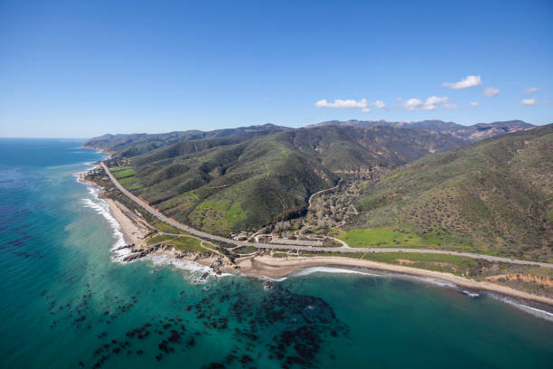 Leo Carrillo State Beach Malibu California Aerial