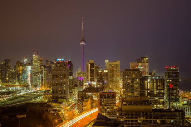 istock View of Toronto city at night 1301982336