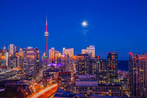 istock View of Toronto city at night 1301982617