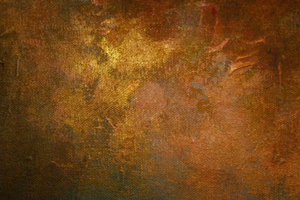 Metallic colored canvas background Metallic colored  abstract canvas background grunge texture rust colored stock pictures, royalty-free photos & images