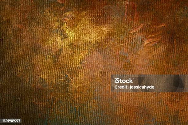 Metallic Colored Canvas Background Stock Photo - Download Image Now - Backgrounds, Rusty, Grunge Image Technique