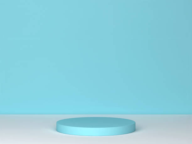 istock Abstract podium stage as a showcase for product design 1301990847