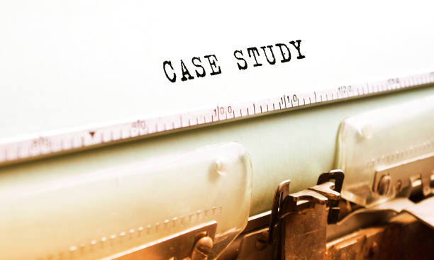 istock Angled text typed on paper using an antique typewriter. Vintage lettering, retro style, grunge, business or marketing concept. 1301991909
