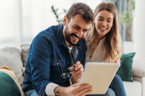 istock Couple at home 1301996458