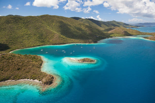 istock Aerial view of Waterlemon Cay 1302013536