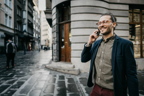 istock Businessman on the phone 1302014492