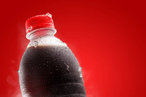 Soft drinks bottles in a supermarket