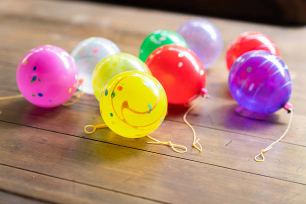 istock Japanese style house, colorful balloon, yo-yo 1302020432