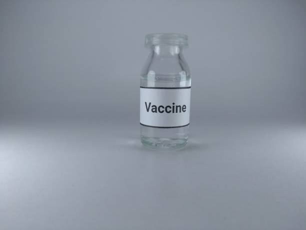 istock Vaccine bottle on a white background 1302021311