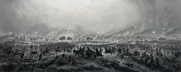 битва при геттисберге, 1863 - gettysburg stock illustrations