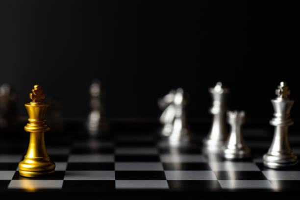 istock Chess board game for ideas and competition and strategy, business success concept. 1302028610