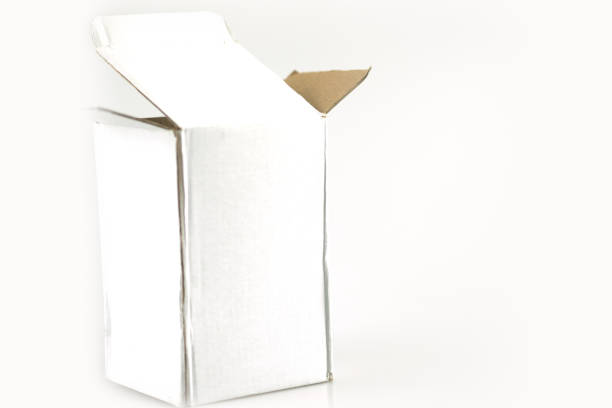 istock White flat long paper or cardboard box on a white background 1302029459