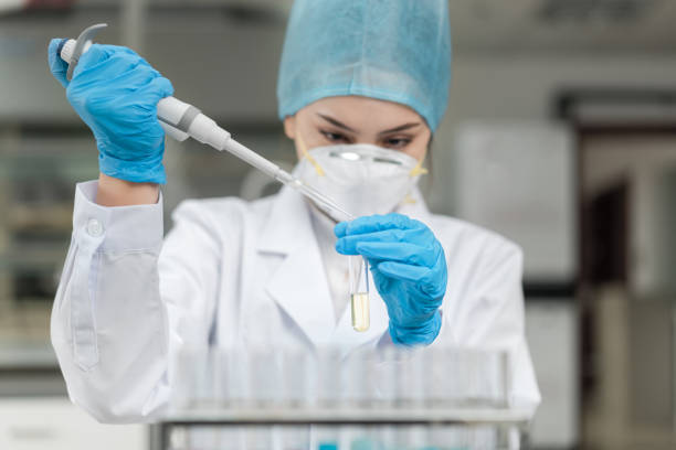 istock Female scientist working in the CDC laboratory. 1302029572