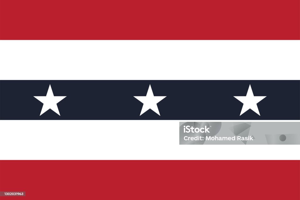 Flag Pattern Horizontal Festive Usa Flag Horizontal Seamless Pattern Background Stock ...