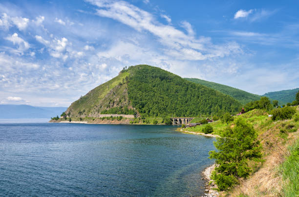 istock Hill on shore of Lake Baikal 1302037614