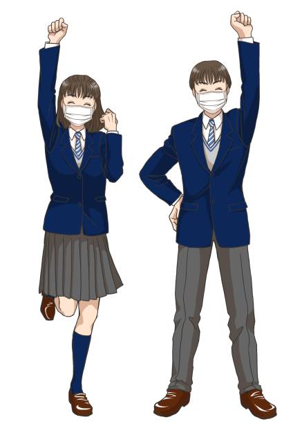 Anime School Uniform Illustrations, Royalty-Free Vector Graphics & Clip Art  - iStock