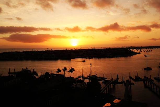 Beautiful sunset in Southern California