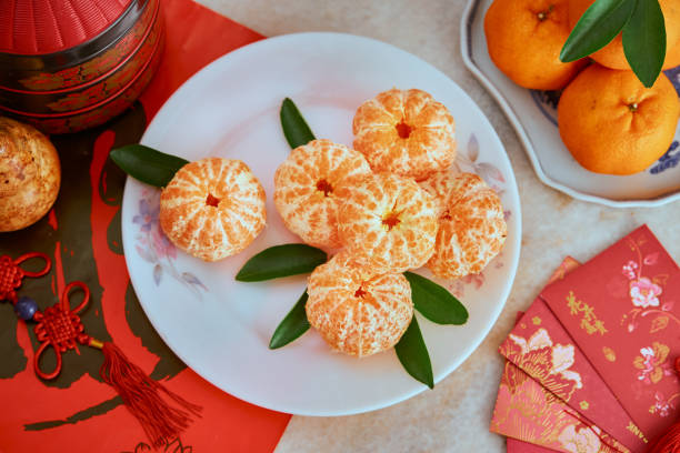 istock Mandarin orange for lunar new year 1302051925