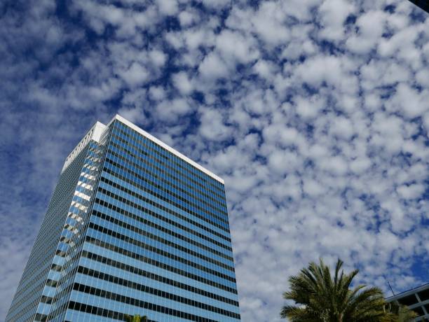 istock Skyscrapers against Blue Sky 1302060822