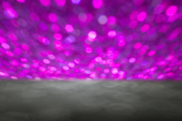 istock Grey and Purple Double Size Bokeh Background 1302066218