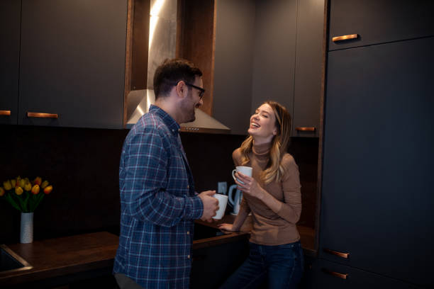 istock Romantic moments at home 1302067571
