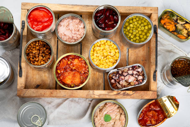 istock Canned  food 1302081420