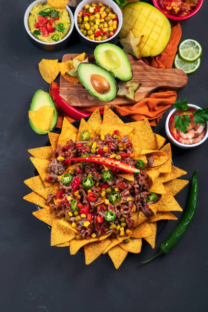 istock Delicious hispanic mexican meal board 1302081535