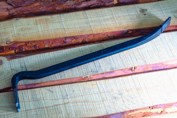 istock A crowbar lying on a wooden deck 1302083480