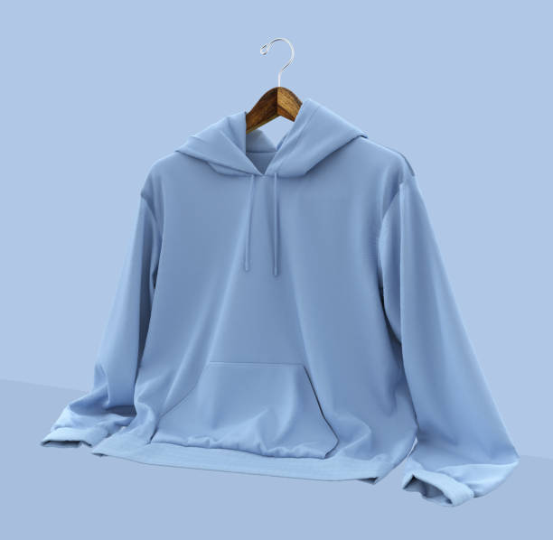istock Blank hooded sweatshirt mockup for print 1302083570