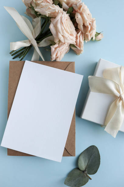 istock bouquet of flowers on a white background and an envelope for text 1302088868