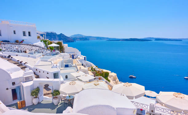 istock Santorini landscape. - Oia town 1302089924