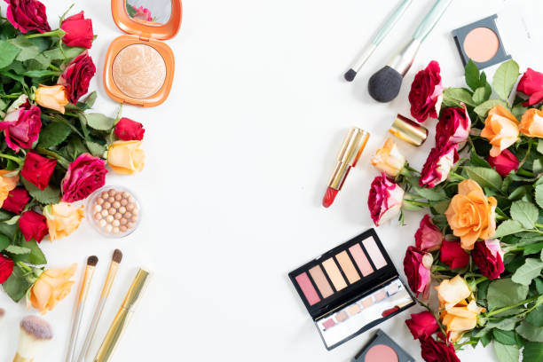 istock beauty products with flowers 1302091008
