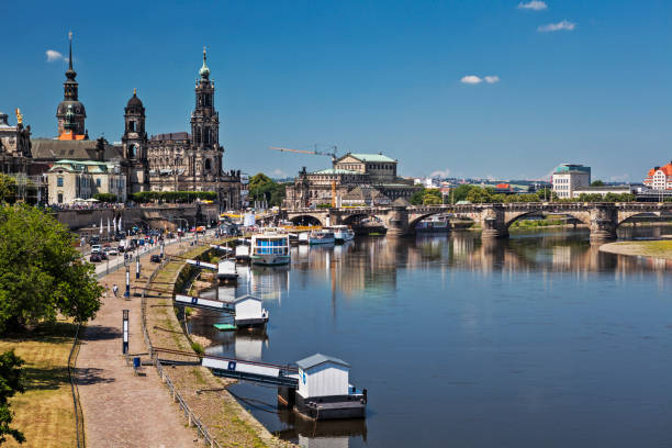 istock Dresden on the river Elbe in Germany 1302100725